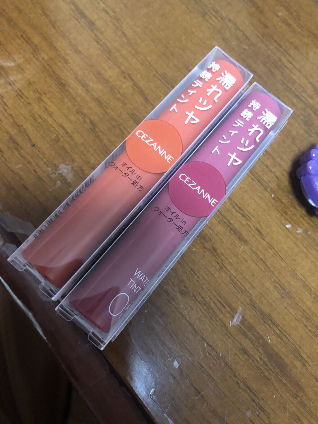 ウォータリーティントリップ/CEZANNE/リップティントを使ったクチコミ（1枚目）
