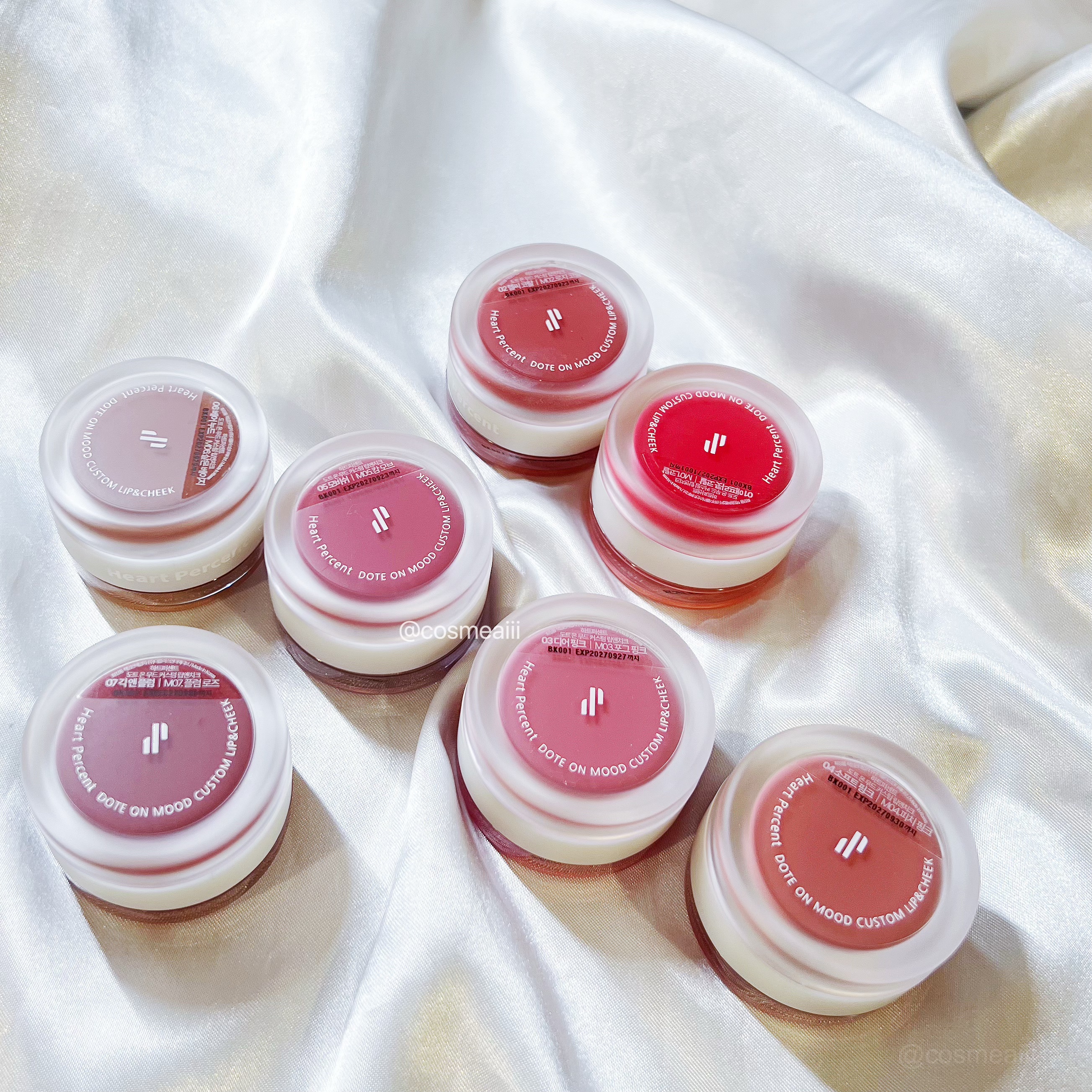 ドットオンムード・カスタム・リップアンドチーク/Heart Percent/ジェル・クリームチークを使ったクチコミ（2枚目）