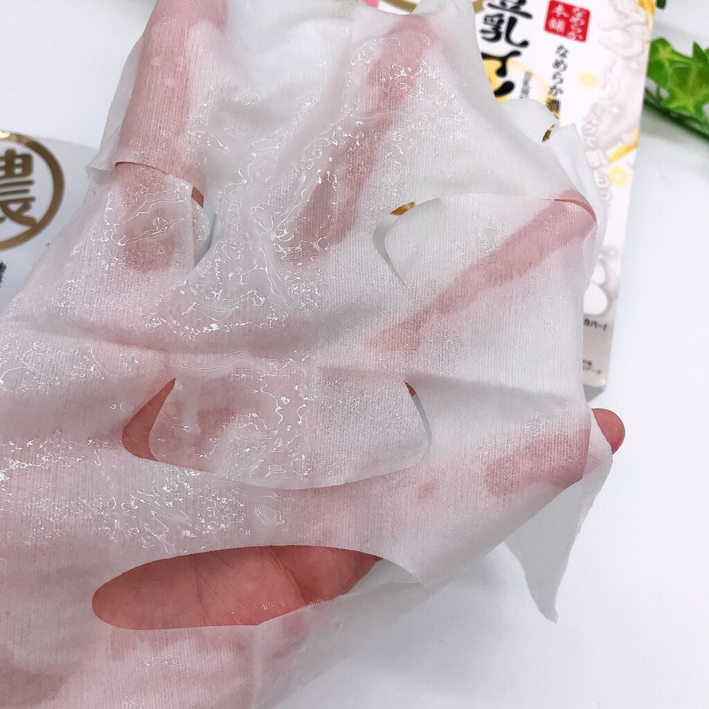 リンクルジェル乳液マスク/なめらか本舗/シートマスク・パックを使ったクチコミ（3枚目）