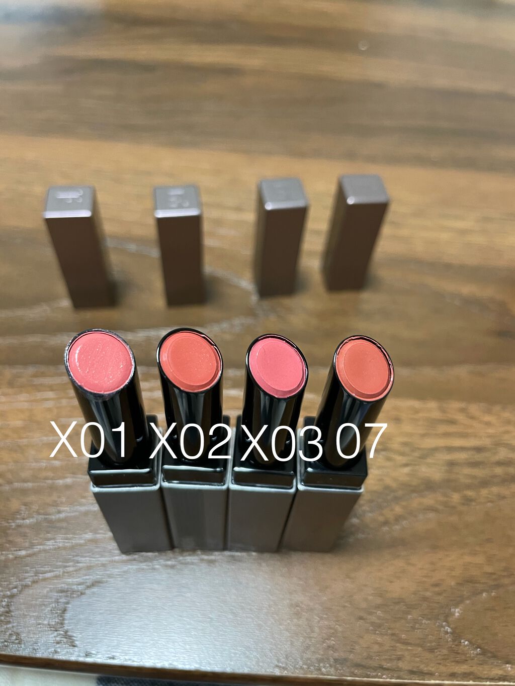 アライジングスピリットリップグロー 07 START THE DANCE/THREE/口紅を使ったクチコミ（3枚目）