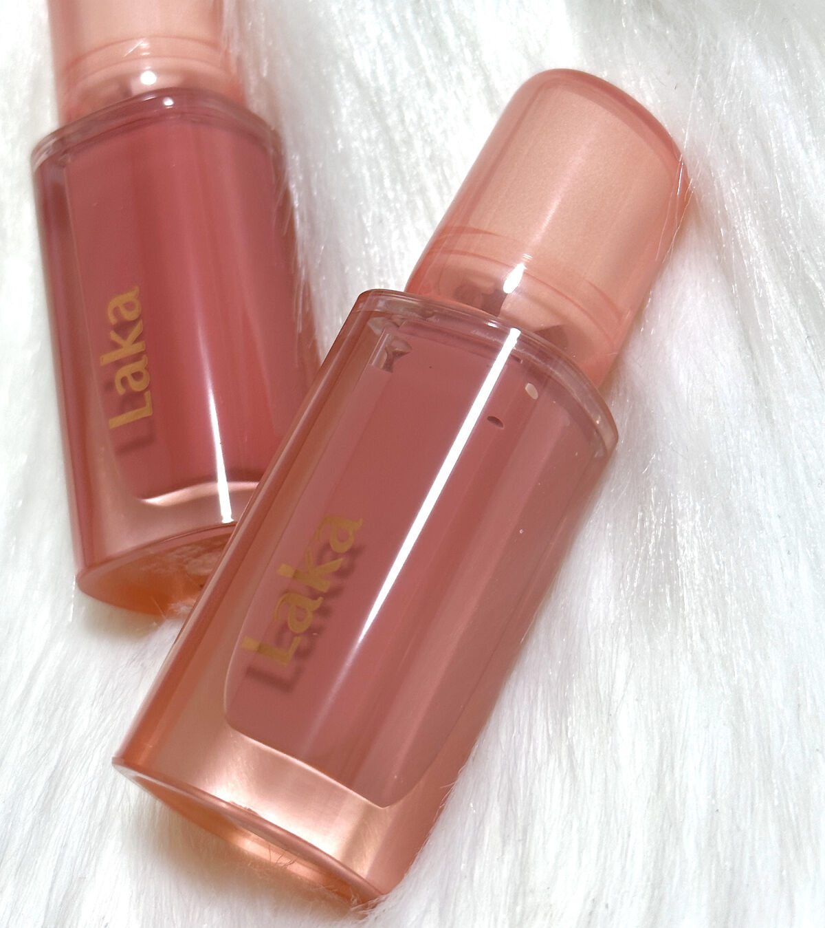 ジェリーイングヌードグロス/Laka/リップグロスを使ったクチコミ（1枚目）