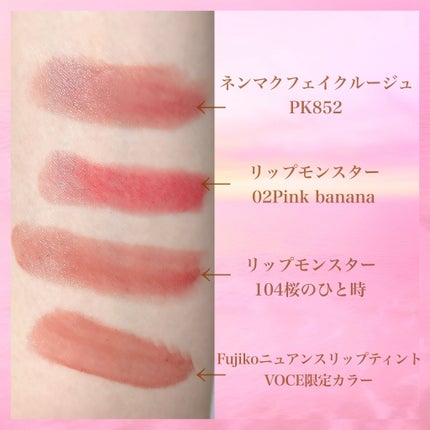 ネンマクフェイク ルージュ/Visée/口紅を使ったクチコミ(3枚目)