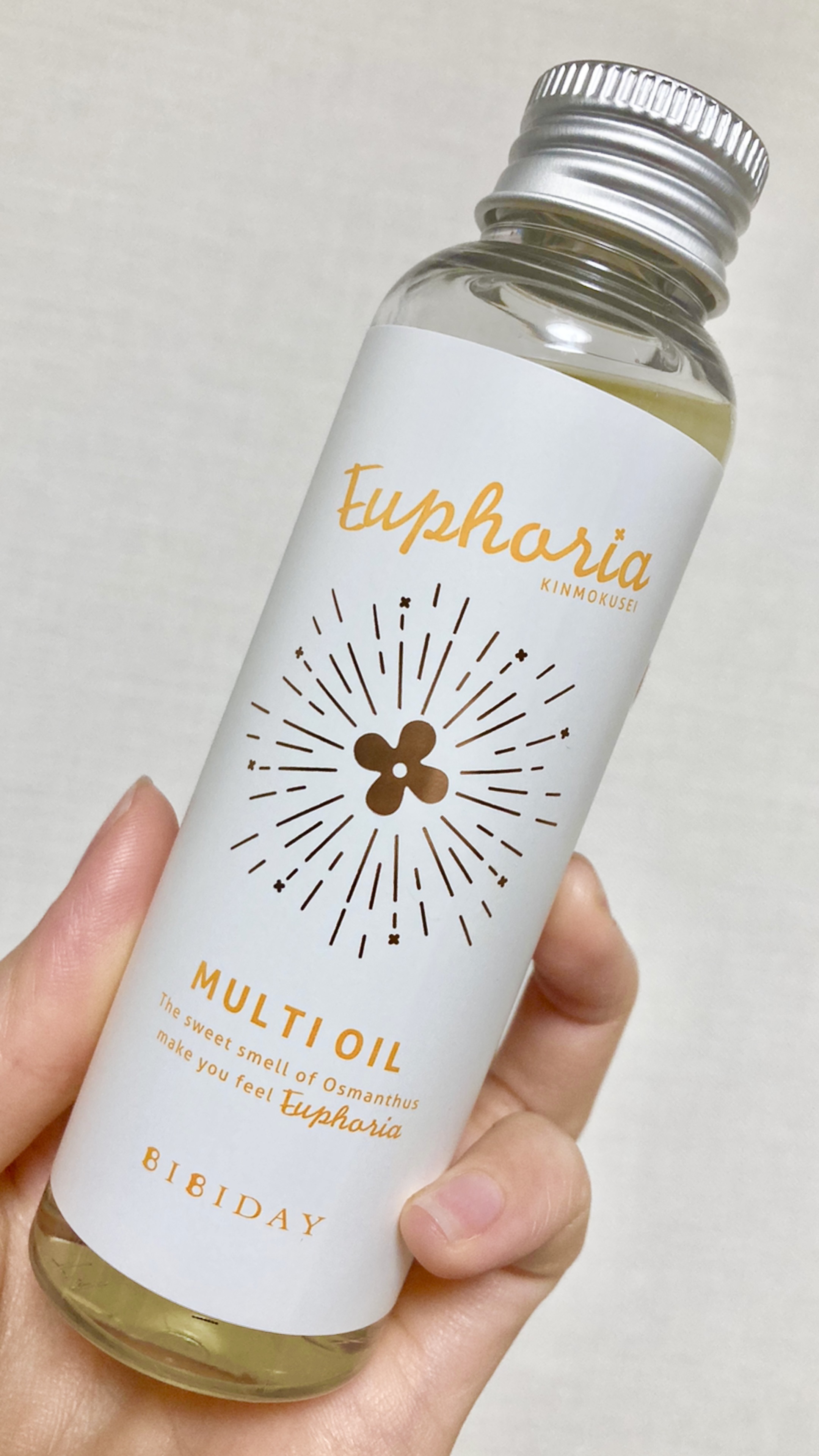 ユーフォリア・キンモクセイ マルチオイル/BIBIDAY/ヘアオイルを使ったクチコミ（1枚目）