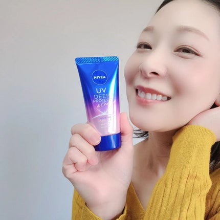 ニベアUV ディープ プロテクト&ケア トーンアップ エッセンス/ニベア/日焼け止めローションを使ったクチコミ(3枚目)