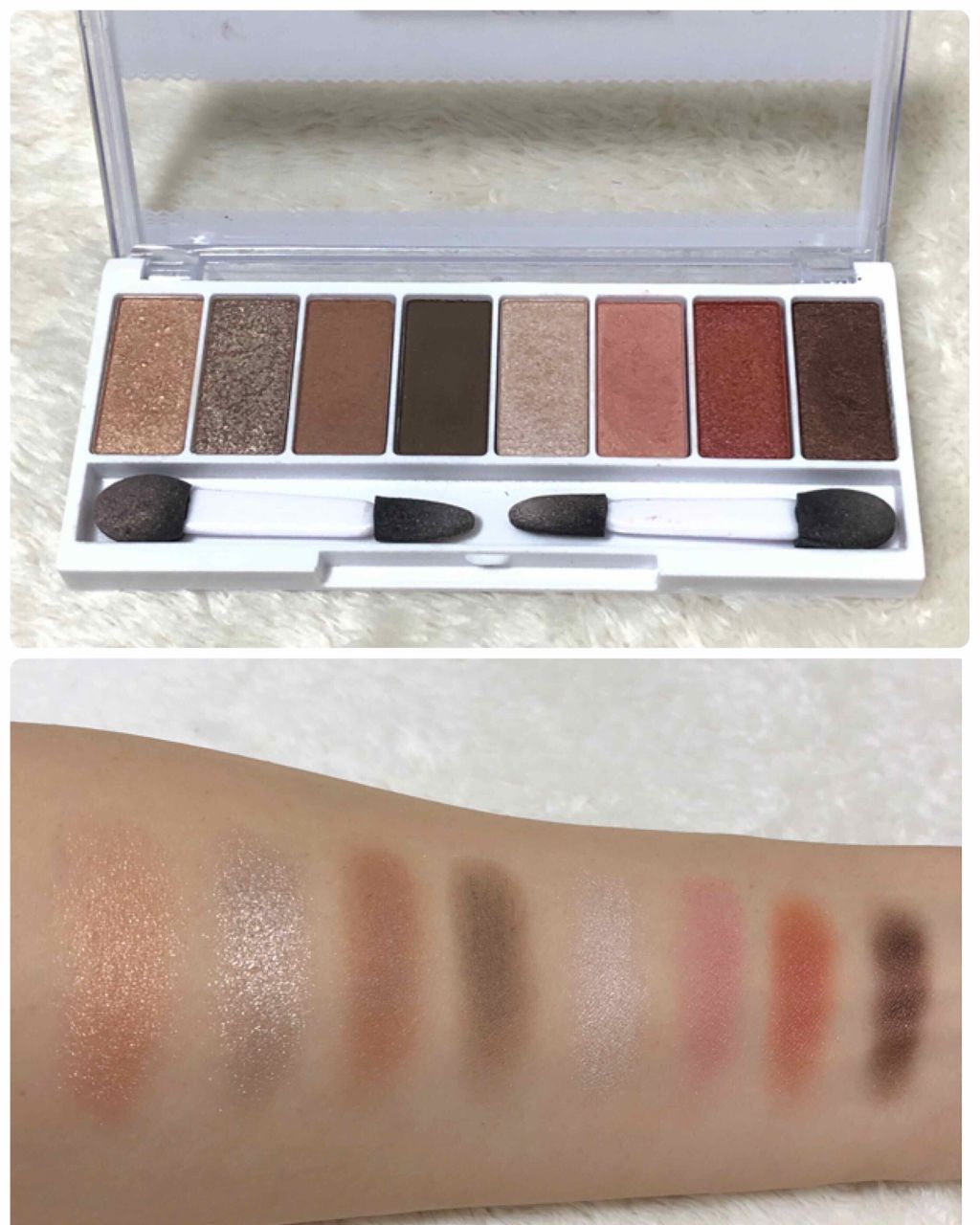 スイーツコレクション/マリブビューティー/アイシャドウパレットを使ったクチコミ(2枚目)