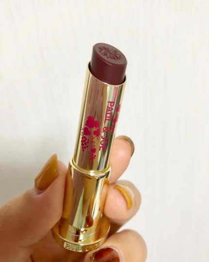 PAUL & JOE BEAUTE リップスティック CSのクチコミ「いつもいくところが完売していて
4店舗目でようやく発見!!😭✨
ブラウンリップですが
透け感が.....」(1枚目)