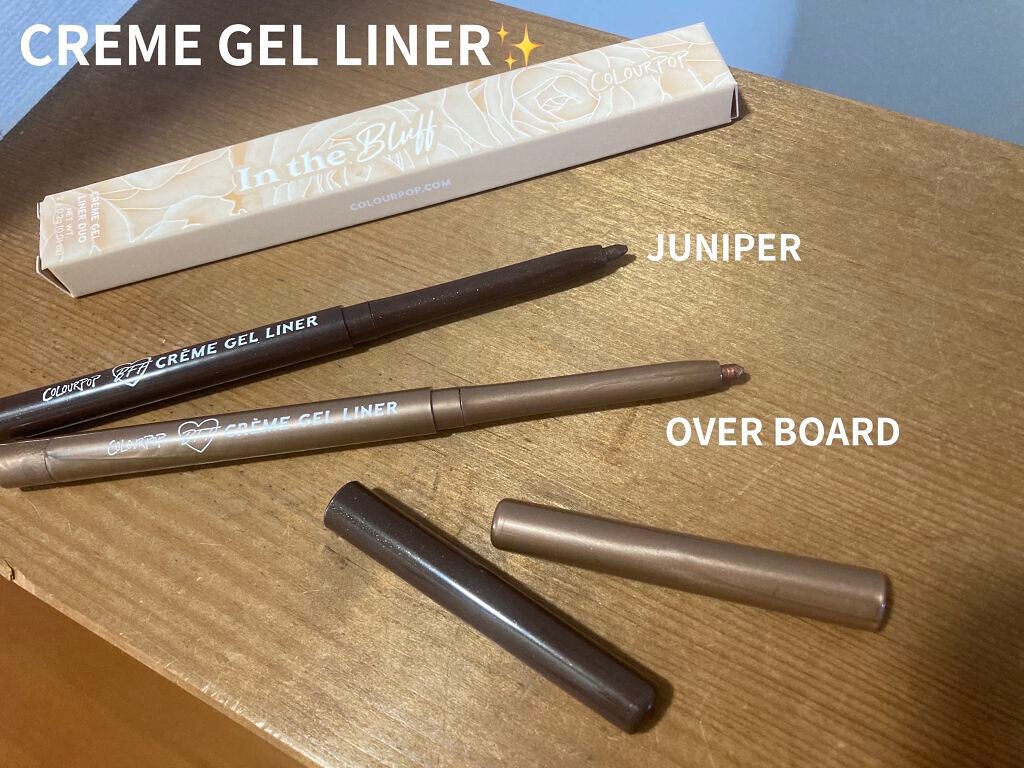 Creme Gel Liner/ColourPop/ペンシルアイライナーを使ったクチコミ(2枚目)