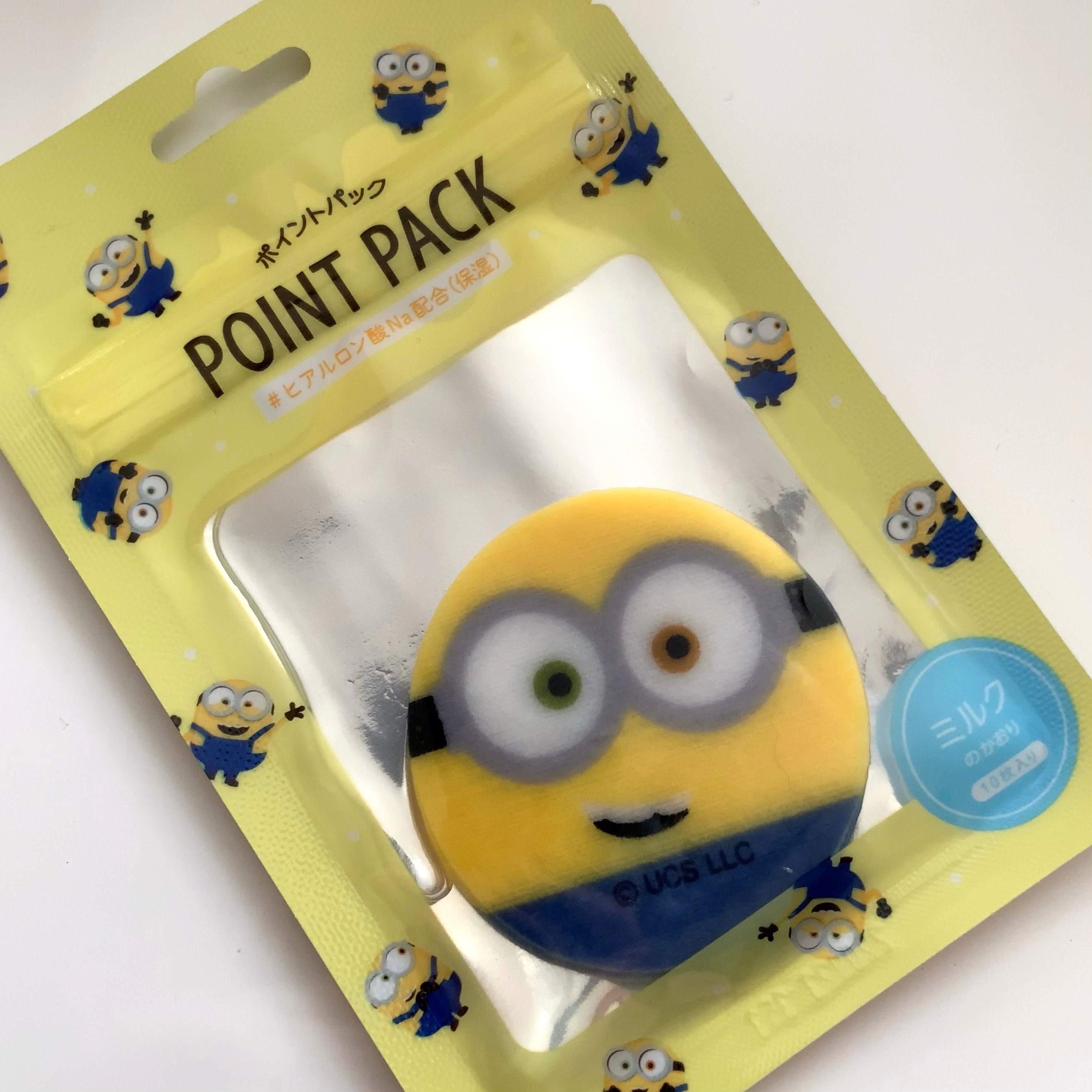 POINTPACKポイントマスク BB ミニオン/カミオジャパン/シートマスク・パックを使ったクチコミ（1枚目）