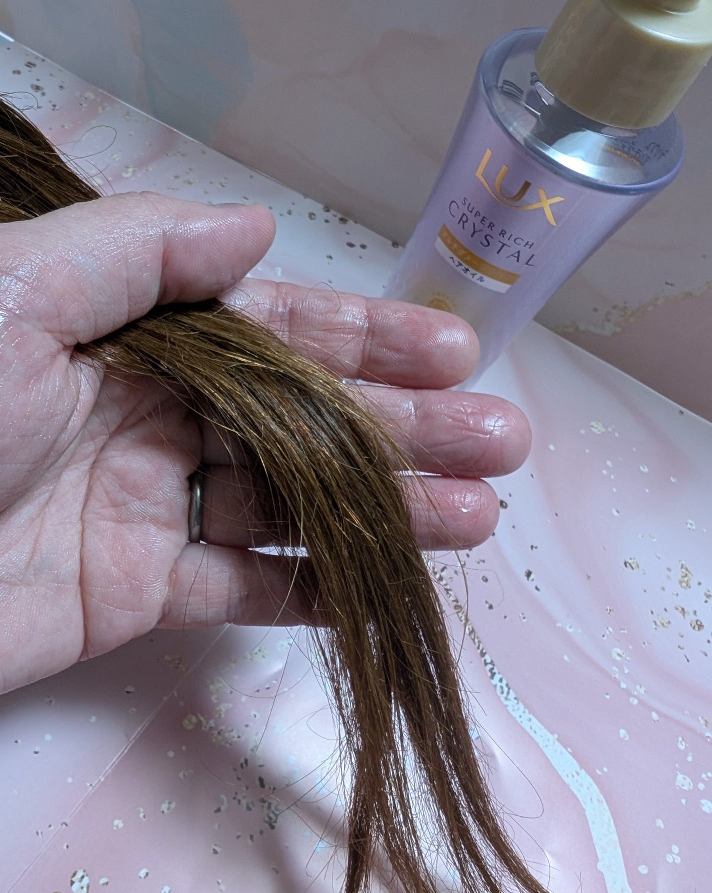 スーパーリッチクリスタル マルチダメージリペア シャンプー/トリートメント/LUX/市販シャンプーを使ったクチコミ(8枚目)