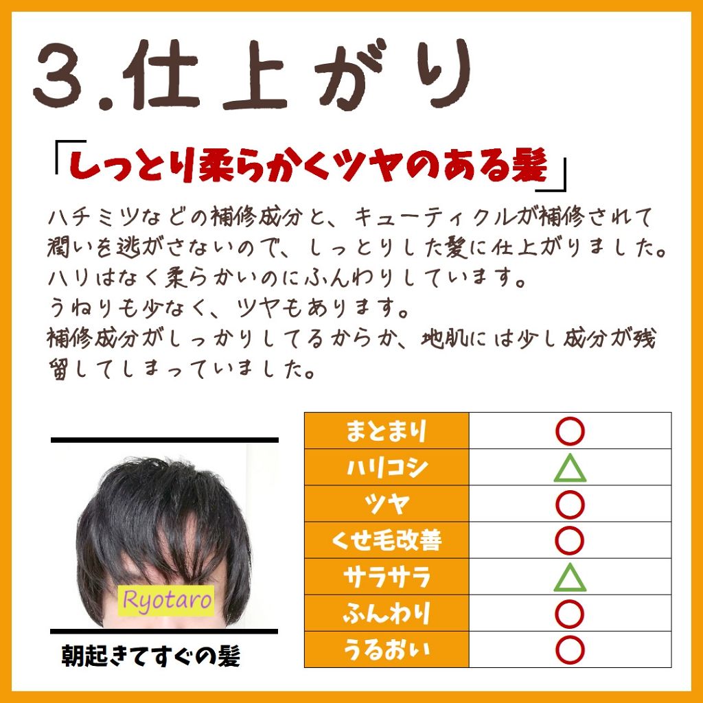クリーミーハニー シャンプー/トリートメント/ハニーチェ/市販シャンプーを使ったクチコミ(4枚目)