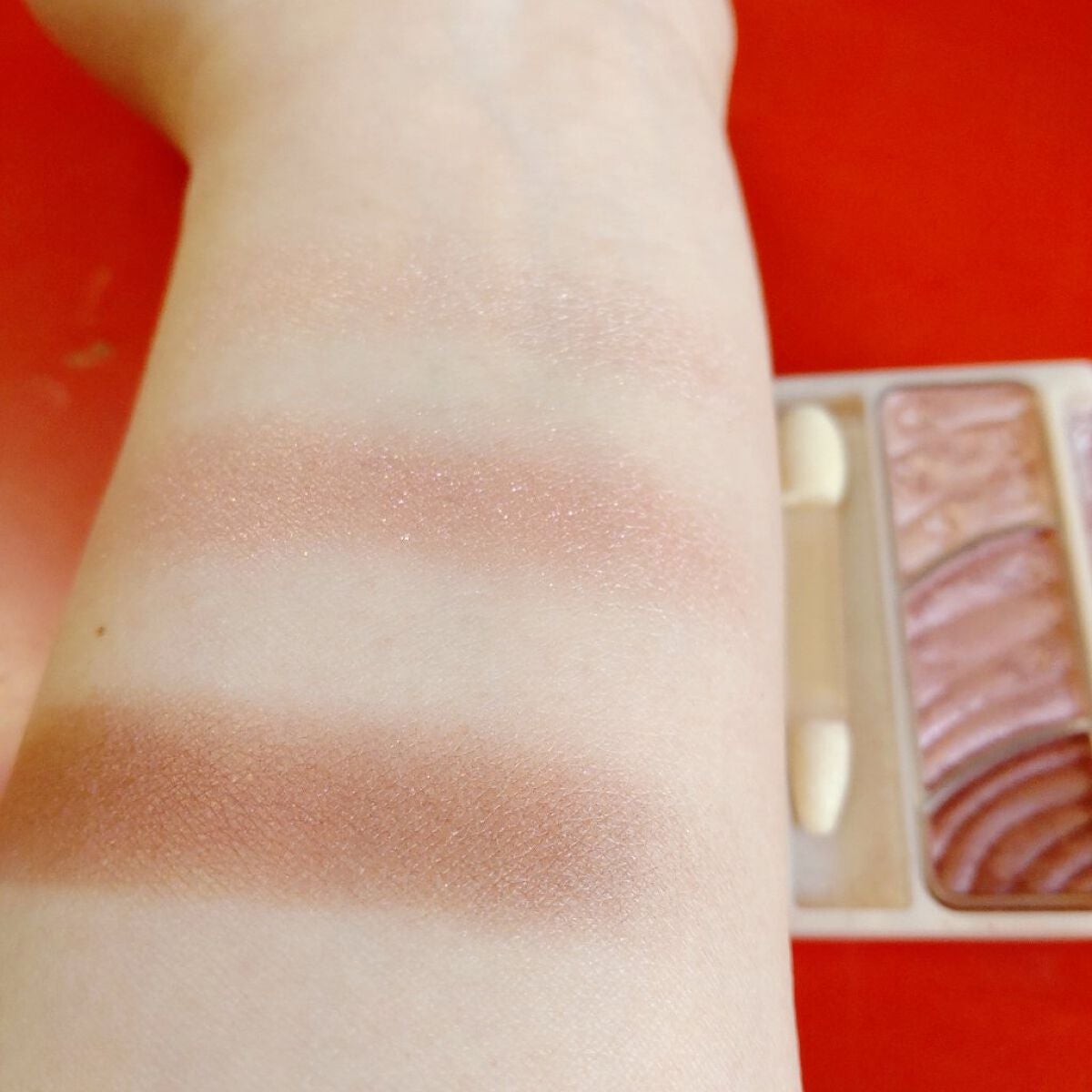 トーンアップアイシャドウ/CEZANNE/アイシャドウパレットを使ったクチコミ(7枚目)