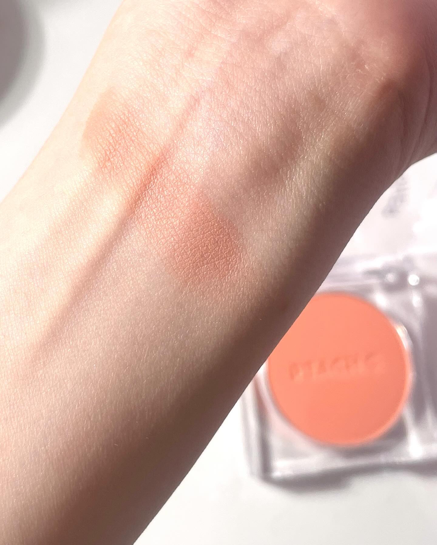 ピーチC チアフルブラッシャー/Peach C/パウダーチークを使ったクチコミ（3枚目）