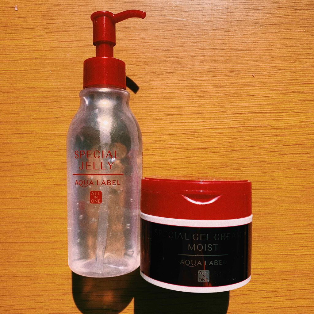 スペシャルジェルクリーム(モイスト)/アクアレーベル/オールインワン化粧品を使ったクチコミ(1枚目)