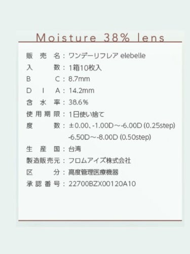  １DAY Refrear elebelle/Refrear/ワンデー（１DAY）カラコンを使ったクチコミ（5枚目）