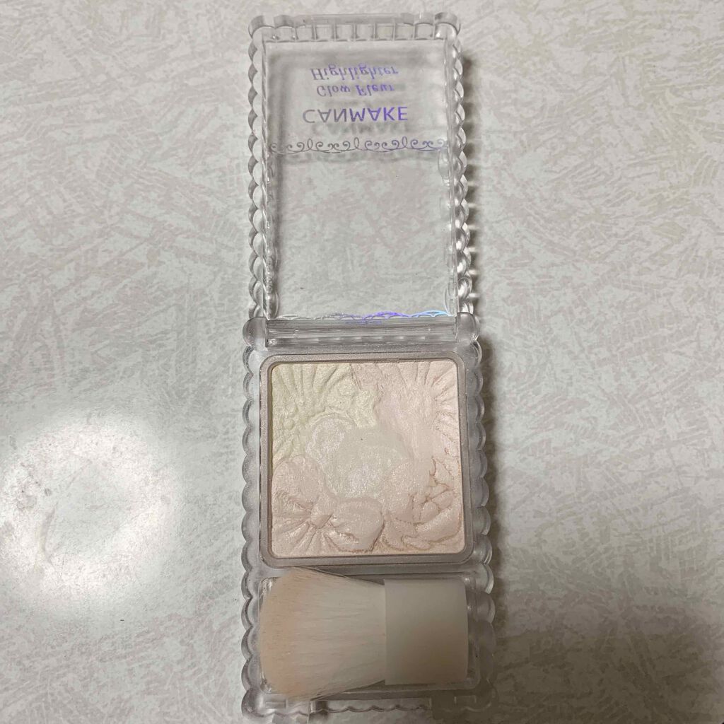 グロウフルールハイライター/キャンメイク/パウダーハイライトを使ったクチコミ(3枚目)