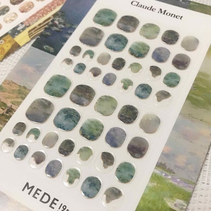 クリムトの世界をまとうネイルシールの会/フェリシモ/ネイルシールを使ったクチコミ(3枚目)