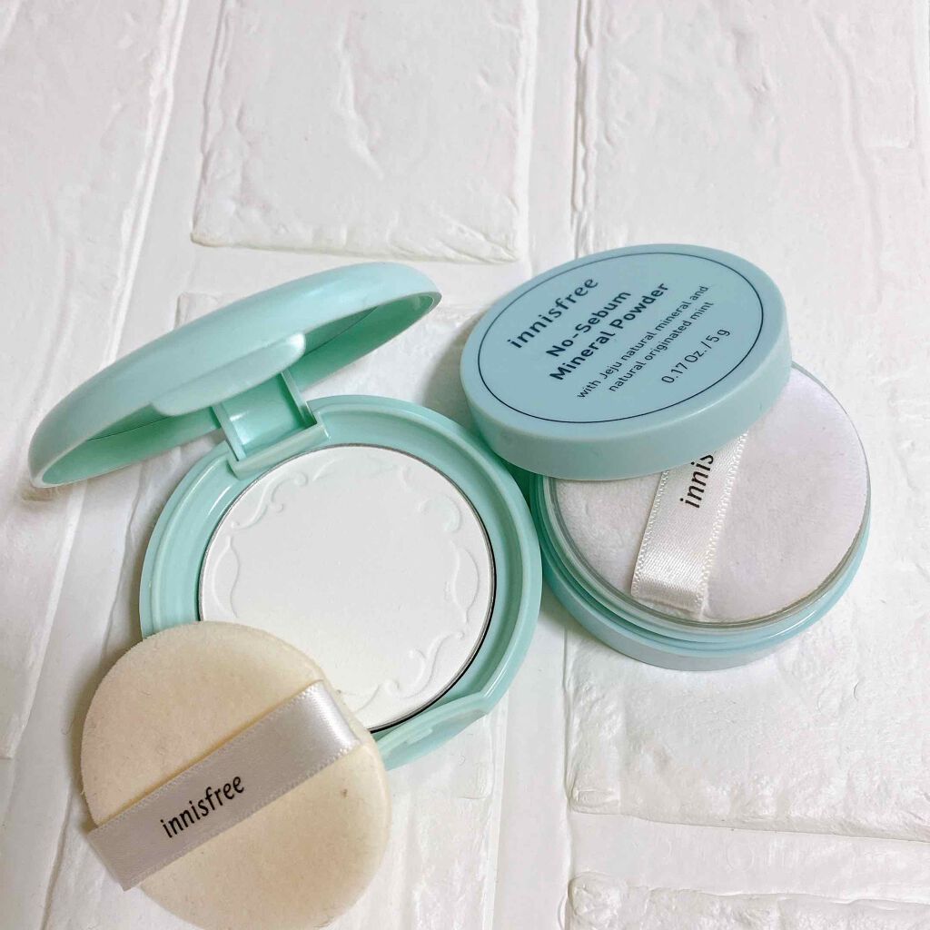 ノーセバム ミネラルパウダー/innisfree/ルースパウダーを使ったクチコミ（2枚目）