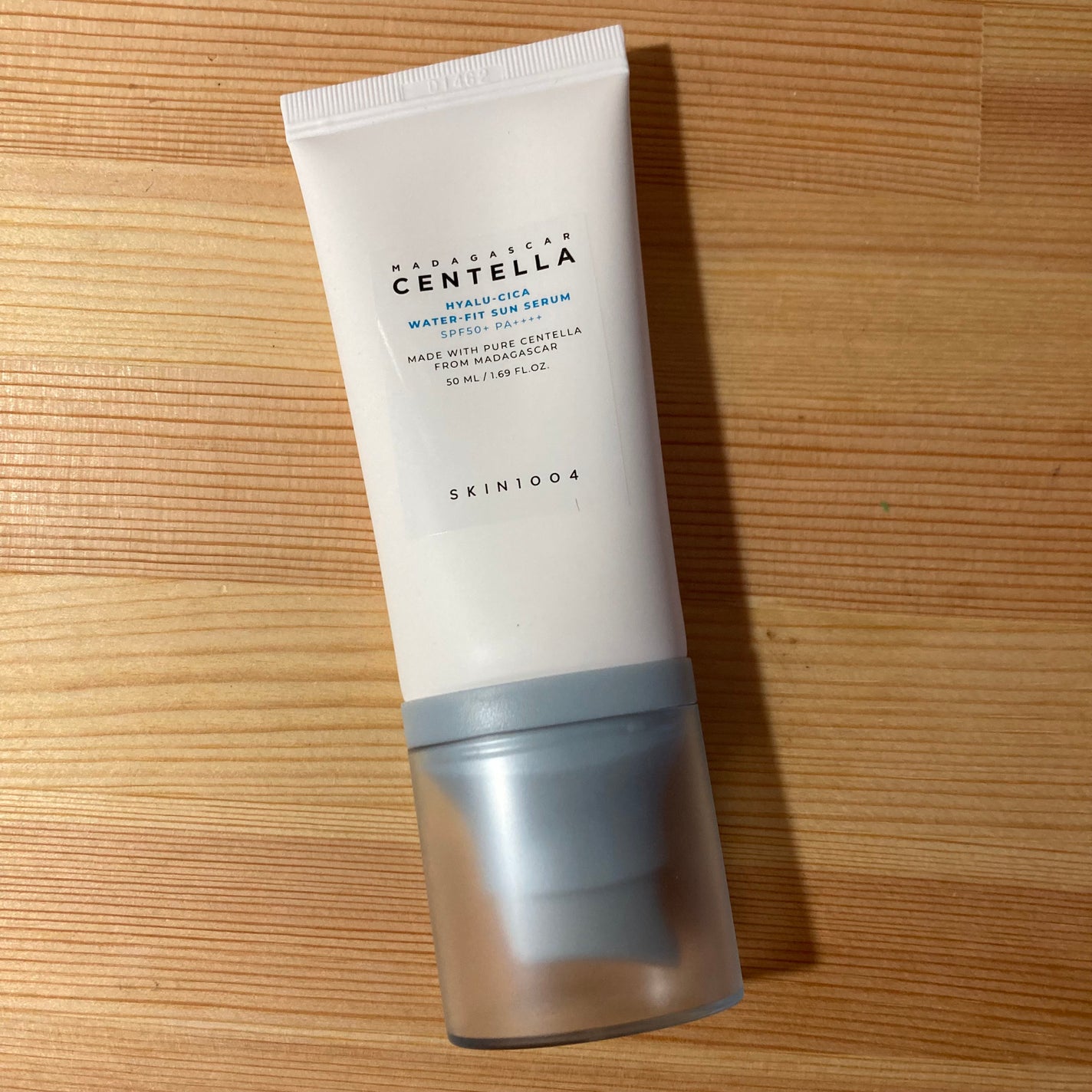 ヒアルーシカ ウォーターフィット サンセラム/SKIN1004/日焼け止めローションを使ったクチコミ(2枚目)