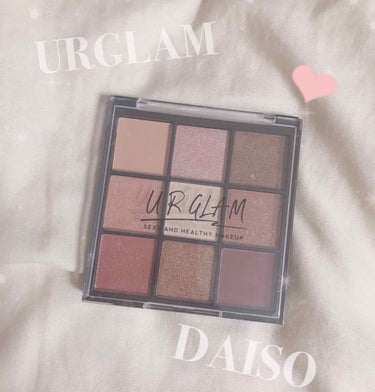 UR GLAM　BLOOMING EYE COLOR PALETTE/U R GLAM/パウダーアイシャドウを使ったクチコミ（1枚目）