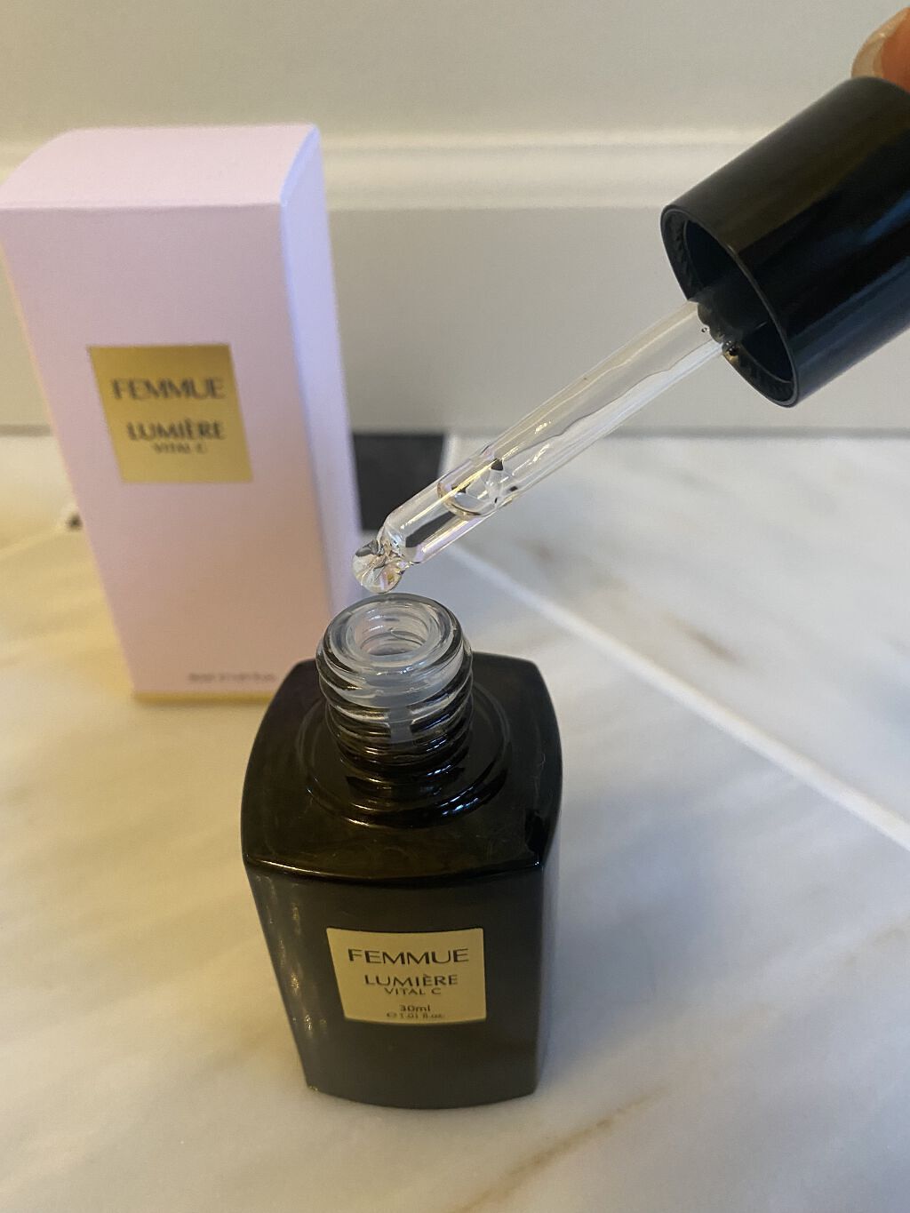 ルミエール ヴァイタルC/FEMMUE/ブースター・導入液を使ったクチコミ（2枚目）
