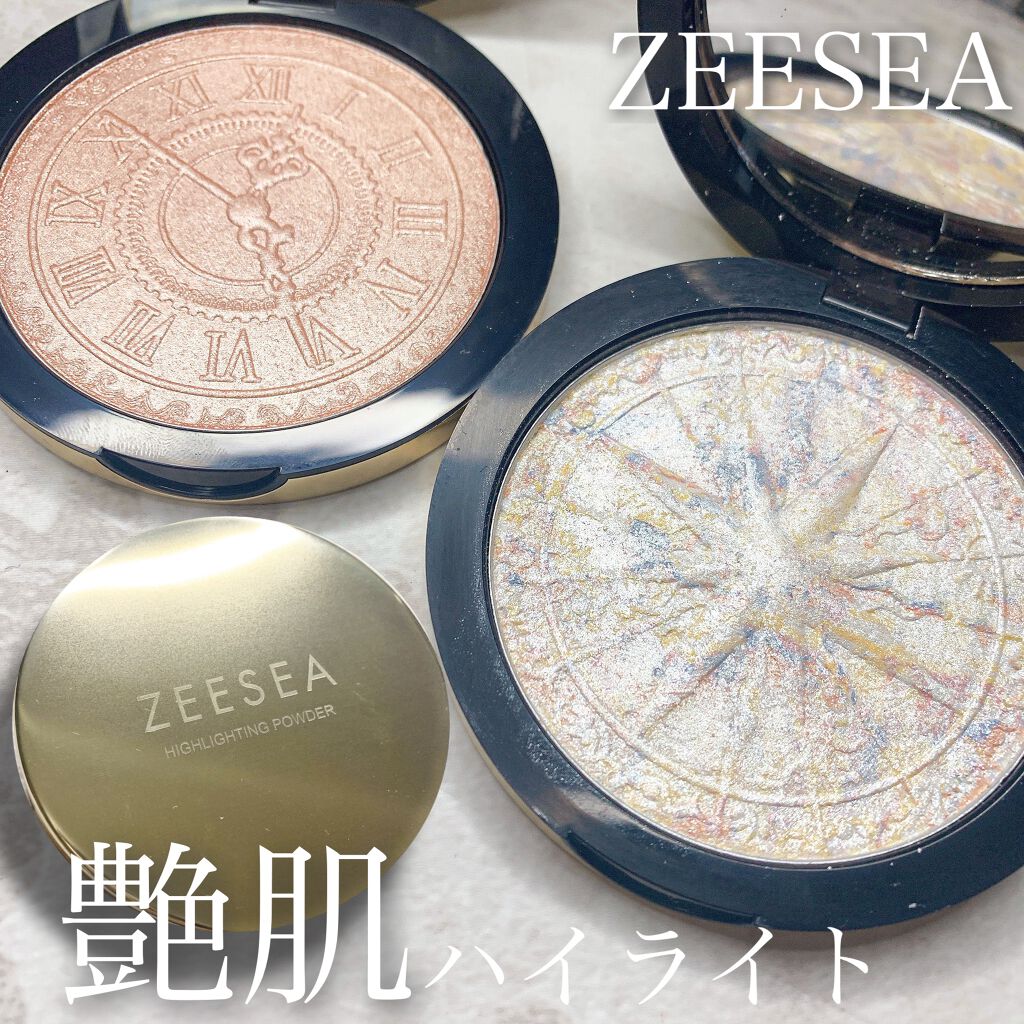 ZEESEA 顔がキラキラ  オーロラ系ハイライト/ZEESEA/パウダーハイライト by huis(ゆい)