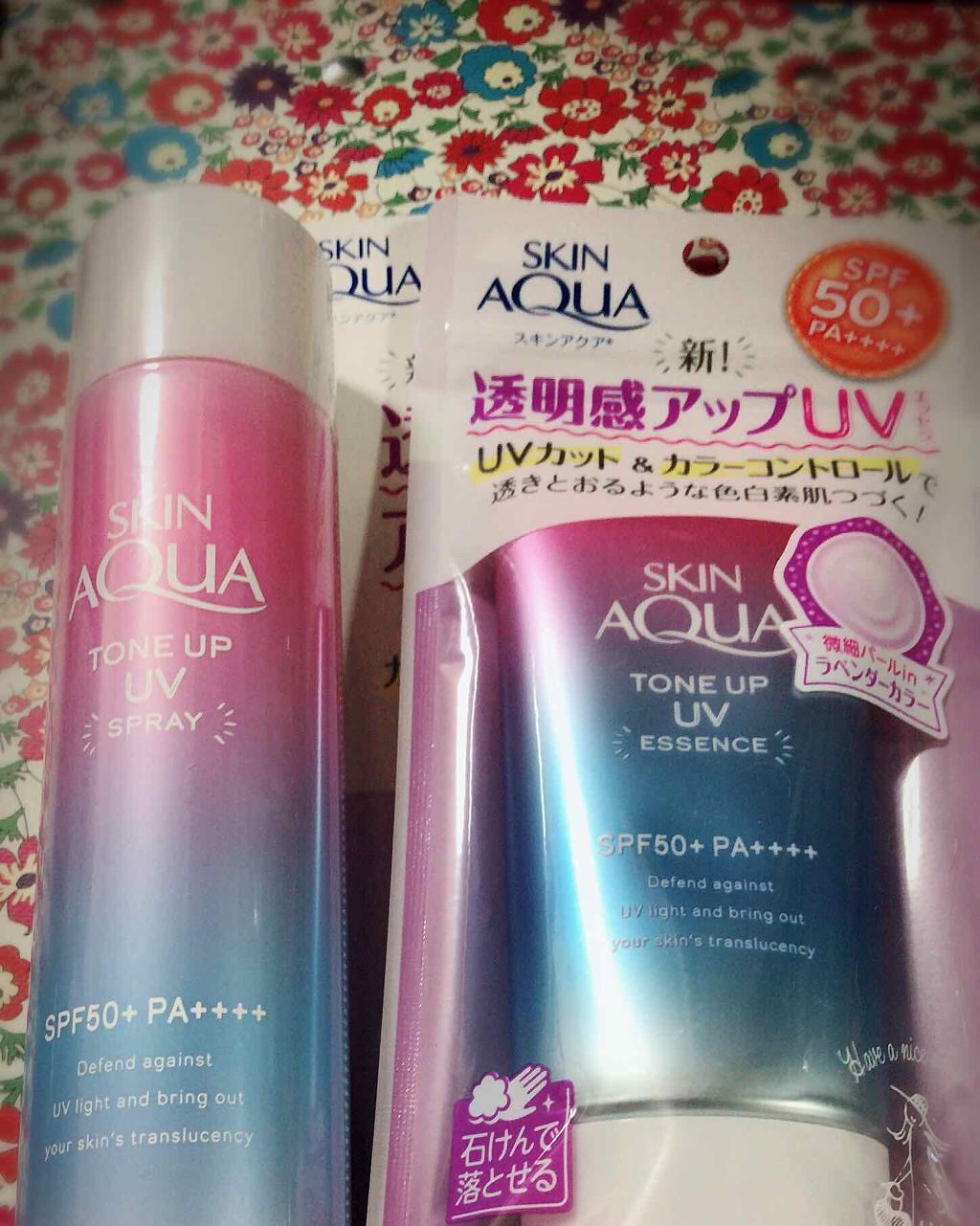 スキンアクア トーンアップUVスプレー/スキンアクア/日焼け止めミスト・スプレーを使ったクチコミ（1枚目）
