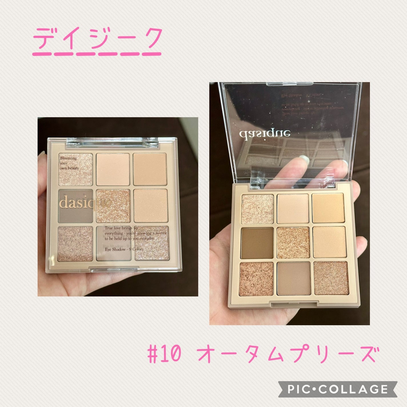 シャドウパレット/dasique/アイシャドウパレットを使ったクチコミ(1枚目)