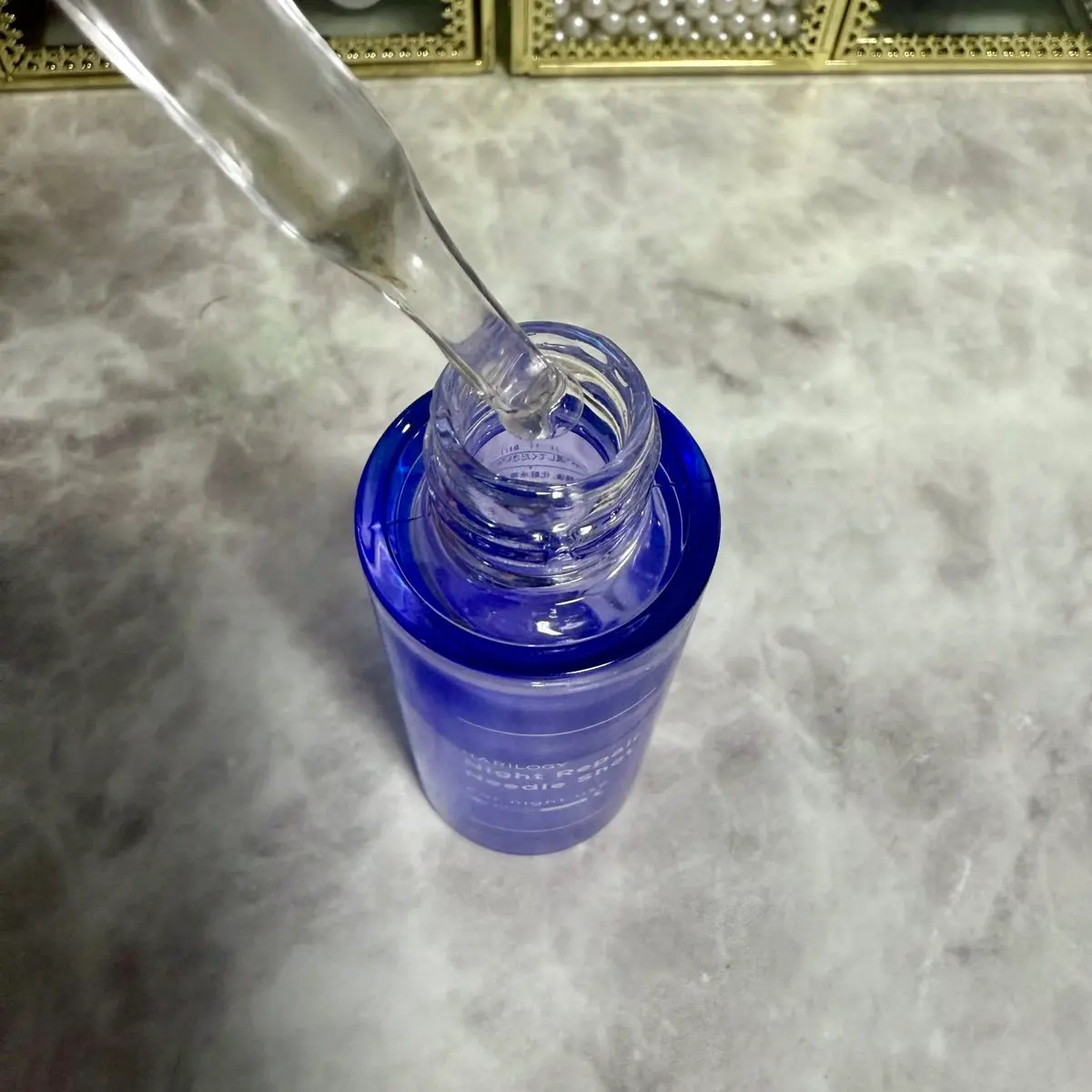 ナイトリペアニードルショット/HARILOGY/美容液を使ったクチコミ（2枚目）