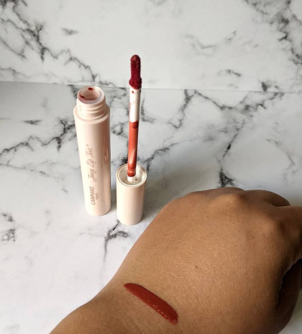 ジューシーリップティント/キャンメイク/口紅を使ったクチコミ(3枚目)