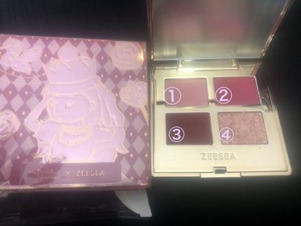 ドリームランドアイシャドウ ( 4シェード )/ZEESEA/アイシャドウパレットを使ったクチコミ(1枚目)