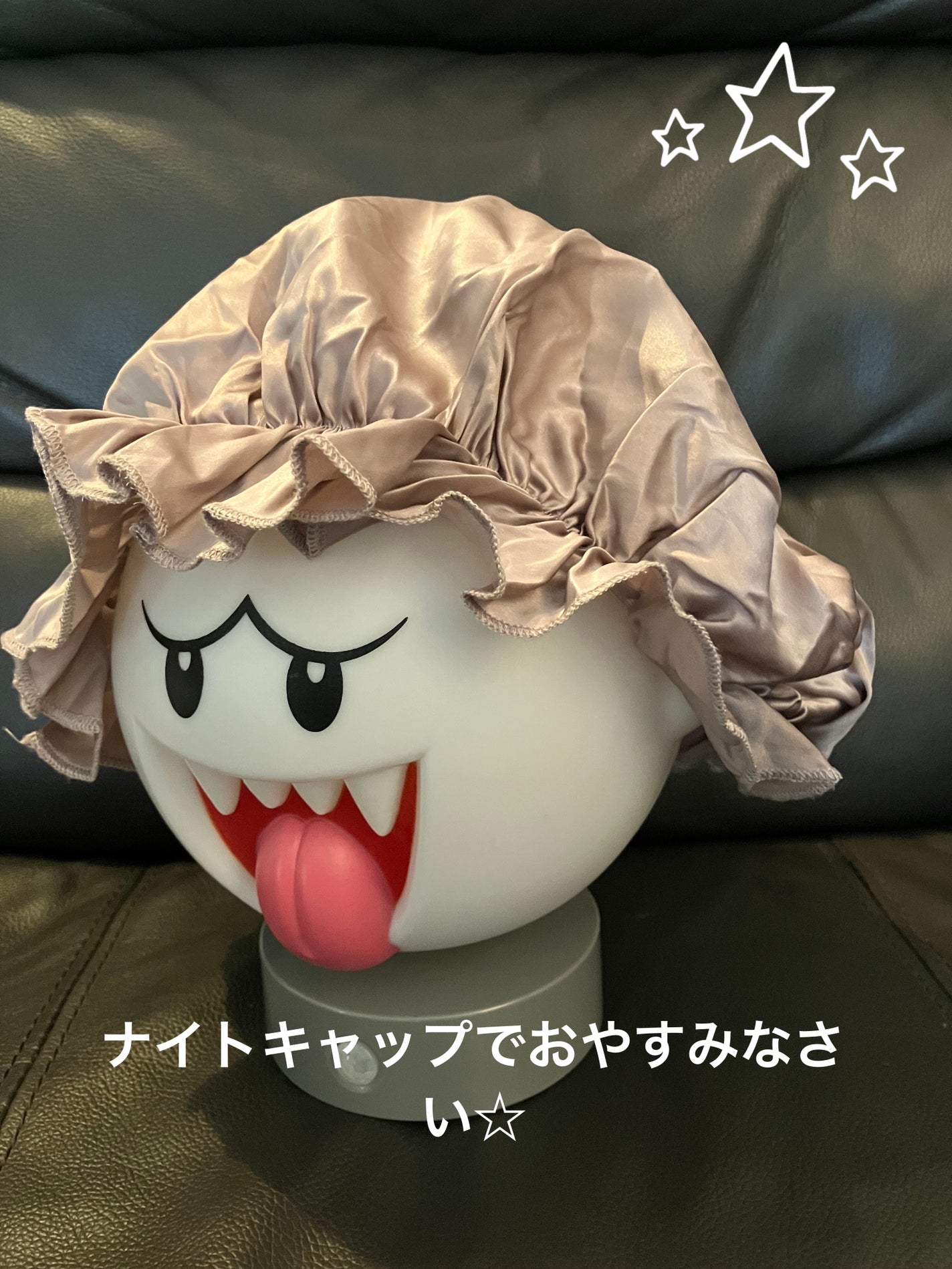 シルク ナイトキャップ(ゴム紐)/COCOSILK/ヘアケアグッズを使ったクチコミ(1枚目)