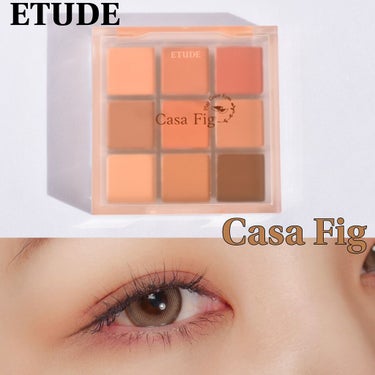 ETUDE プレイカラーアイズのクチコミ「ETUDE　　

プレイカラーアイズ
Casa Fig

全部マットカラーが可愛い💖
韓国コス.....」（1枚目）