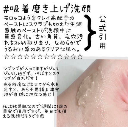 スクラビング マッド ウォッシュ/KANEBO/洗顔フォームを使ったクチコミ(2枚目)