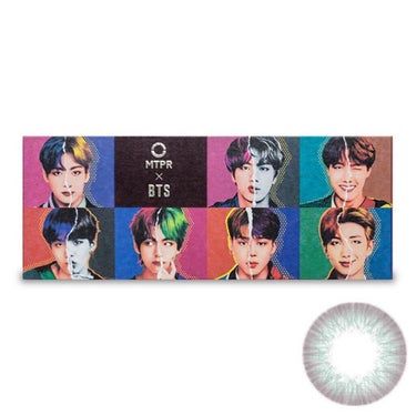 BTS DNA & IDOL Lens- 1DAY [IDOL LINE] MY SELF GRAY(マイセルフグレー)/MTPR/ワンデー（１DAY）カラコンを使ったクチコミ（2枚目）