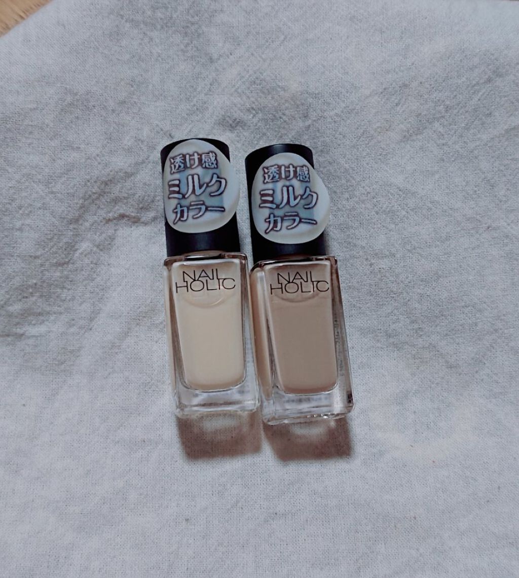 ネイルホリック Milky color/ネイルホリック/マニキュアを使ったクチコミ（1枚目）