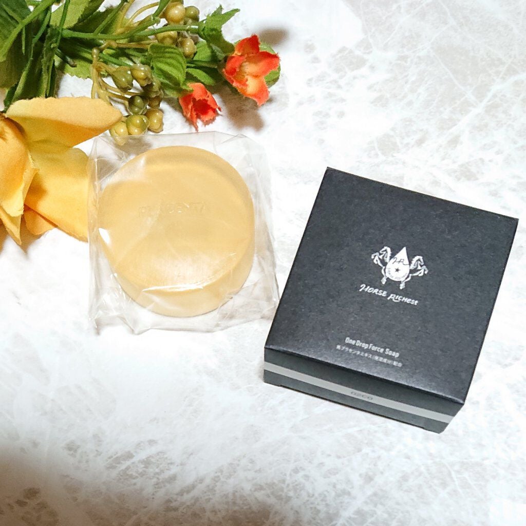 プレミアム馬プラセンタ*馬油石けん(*保湿成分)/Horse Richest/洗顔石鹸を使ったクチコミ(2枚目)