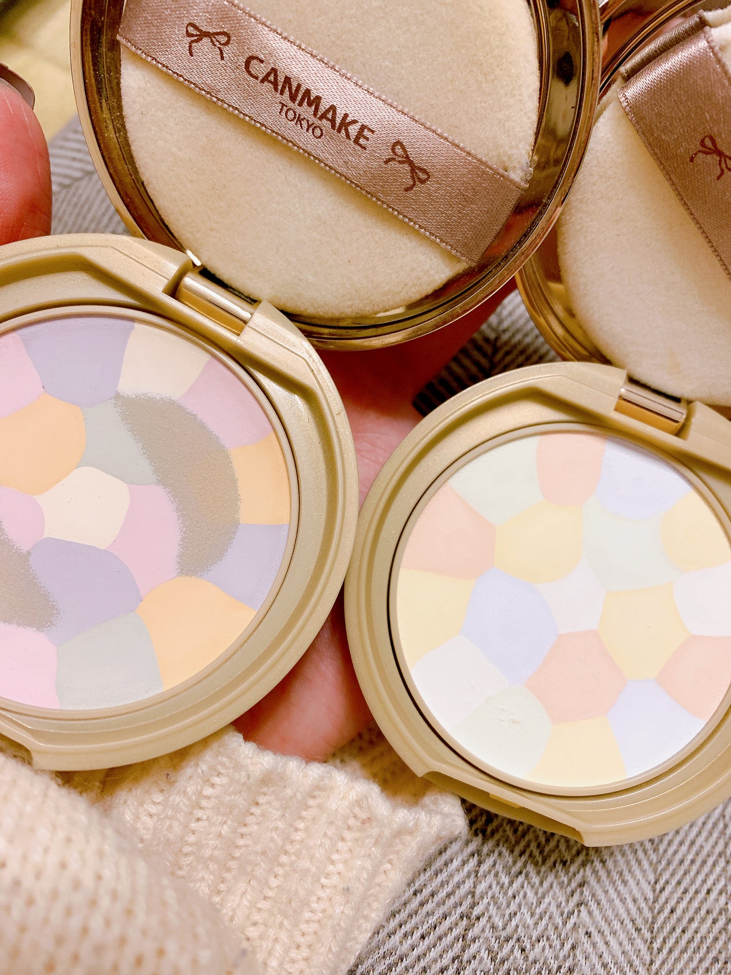 マシュマロフィニッシュパウダー ~Abloom~/キャンメイク/プレストパウダーを使ったクチコミ(1枚目)