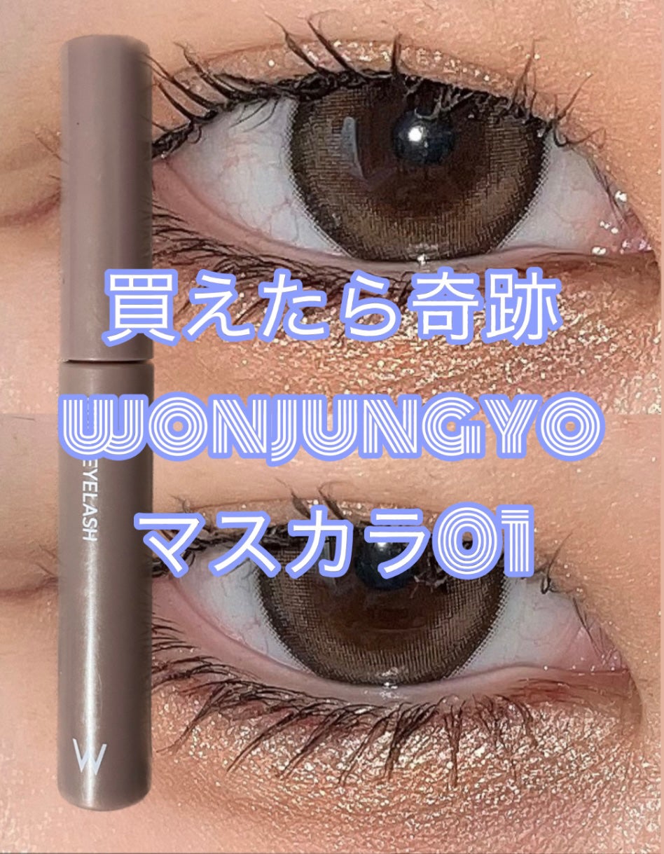 ウォンジョンヨ ヌードアイラッシュ/Wonjungyo/マスカラを使ったクチコミ(1枚目)