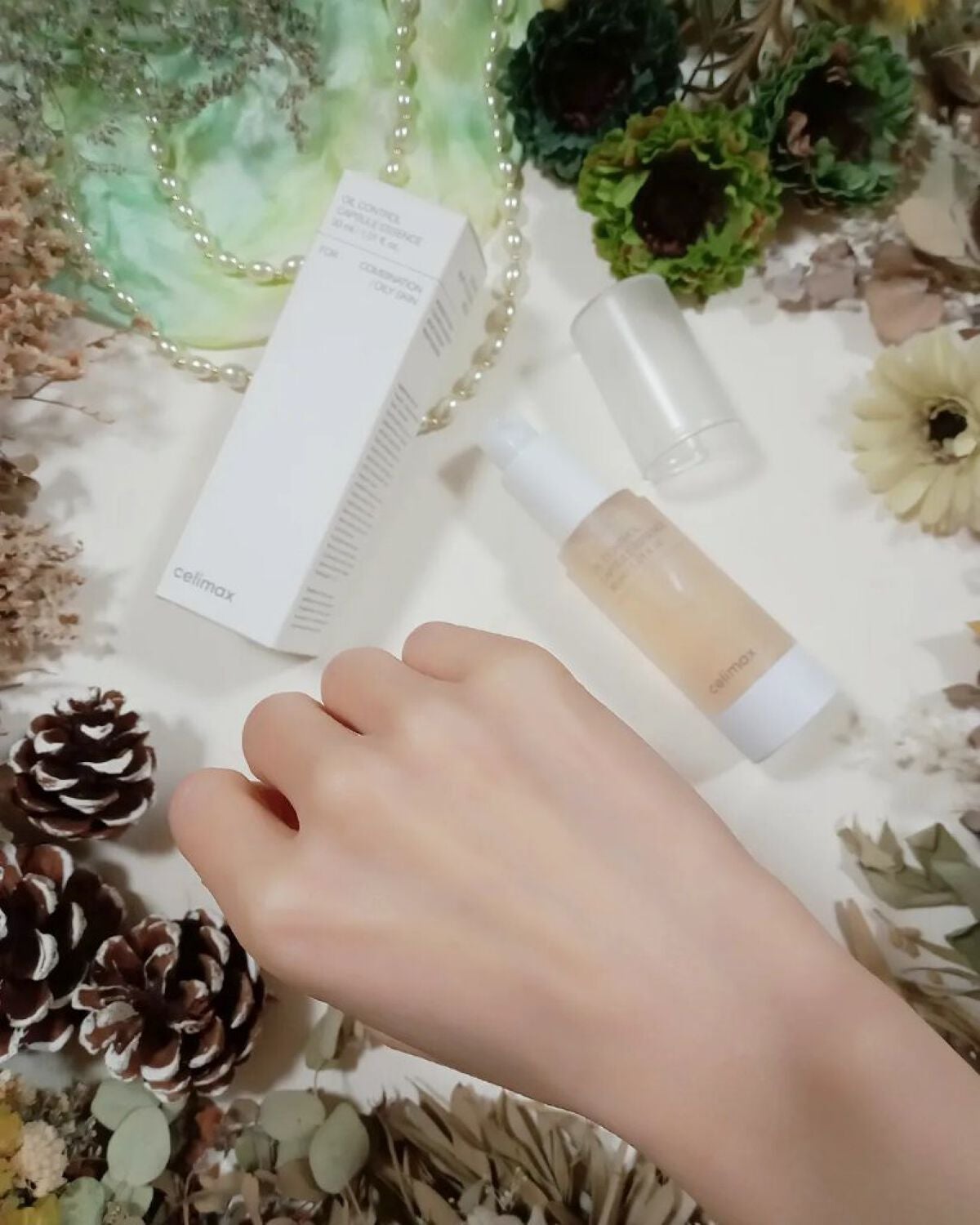 オイルコントロールカプセルエッセンス/celimax/美容液を使ったクチコミ(5枚目)