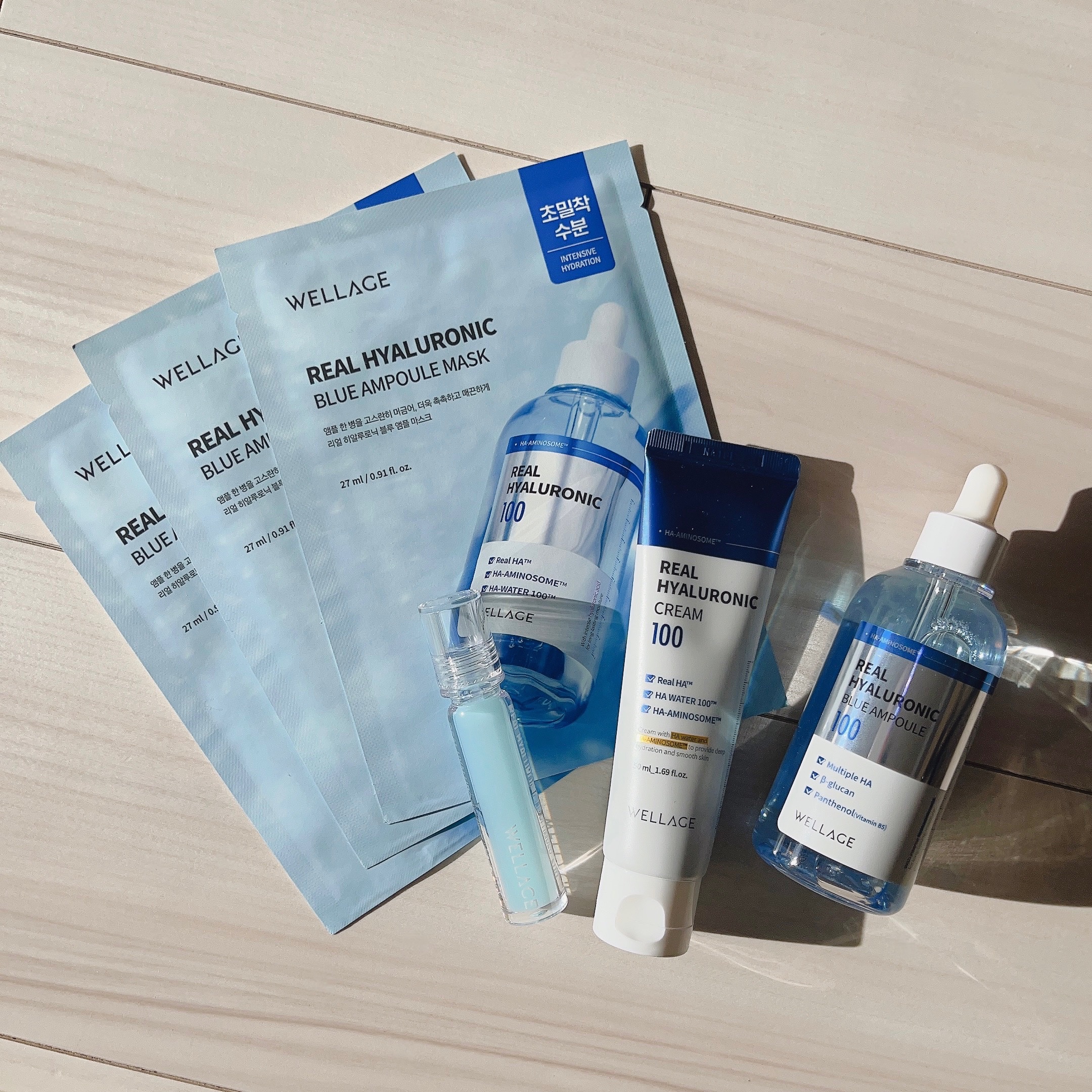 リアルヒアルロニックブルーアンプル 100/Wellage/美容液を使ったクチコミ（1枚目）