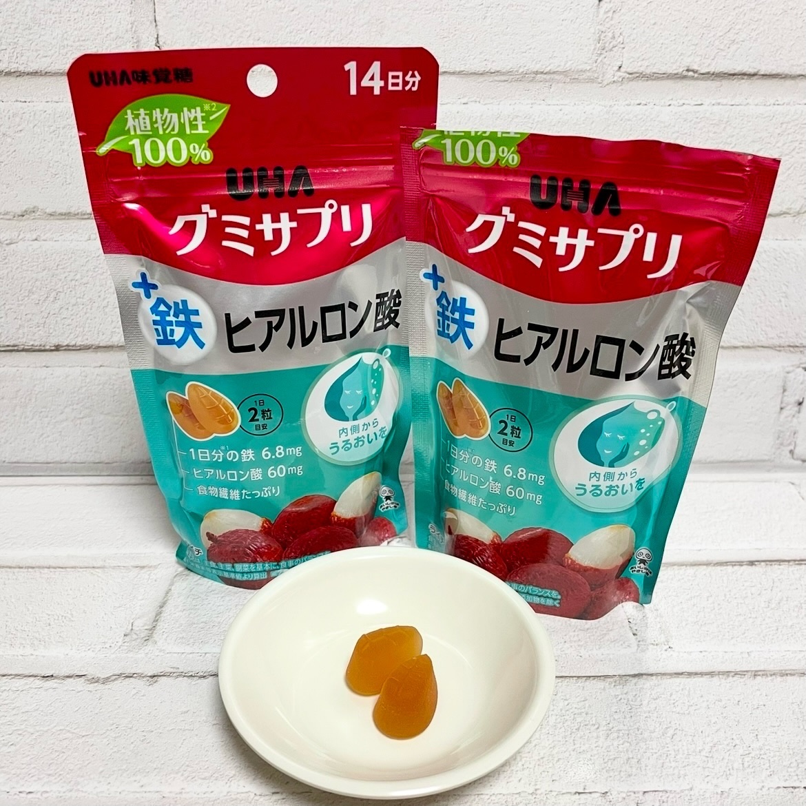 鉄＋ヒアルロン酸/UHA味覚糖/美容サプリメントを使ったクチコミ（1枚目）