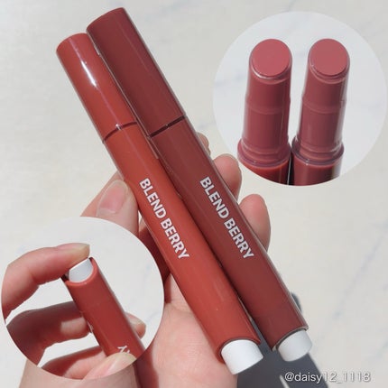 ブレンドベリー リップバルーン/BLEND BERRY/口紅を使ったクチコミ(2枚目)