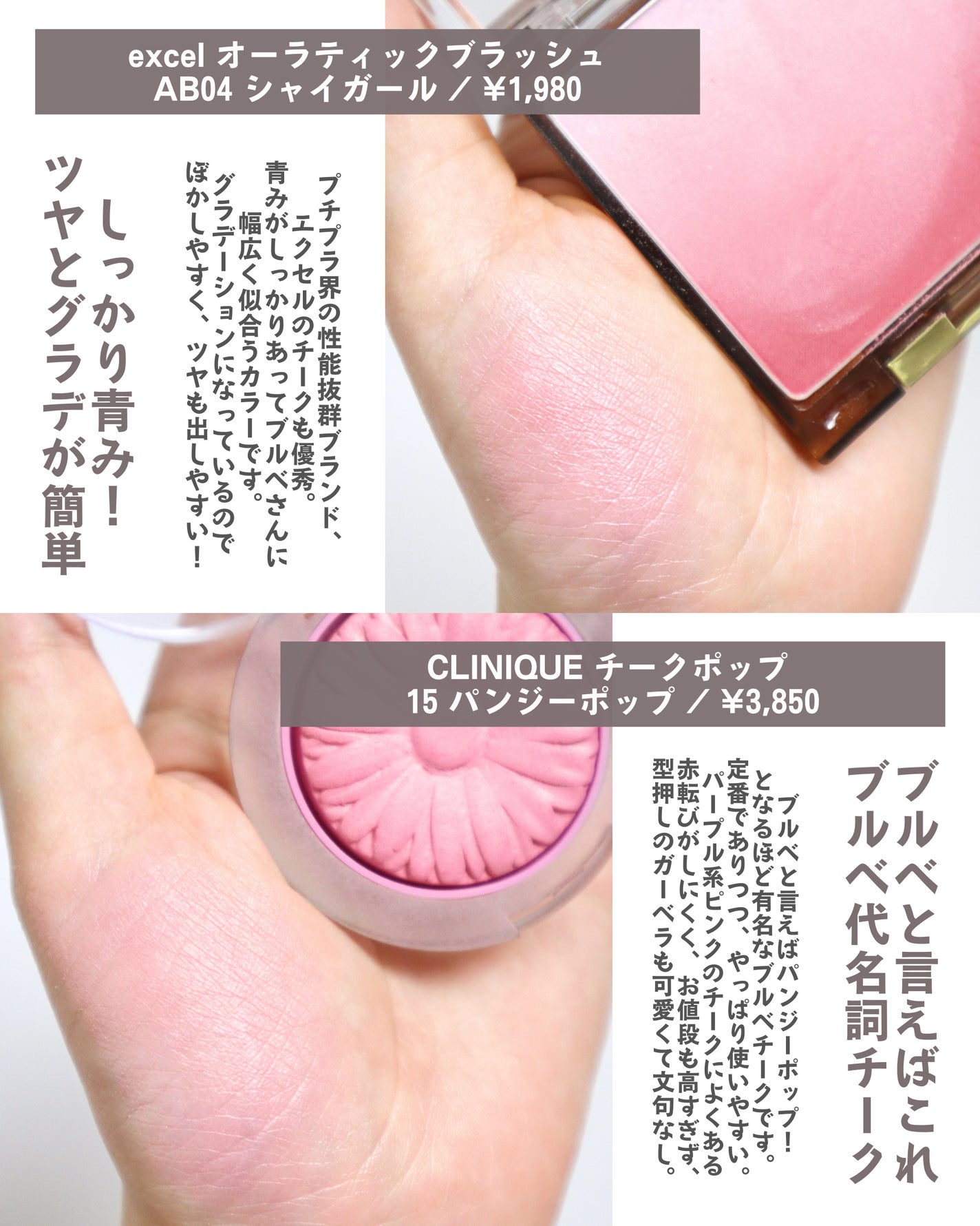 チーク ポップ/CLINIQUE/パウダーチークを使ったクチコミ(4枚目)