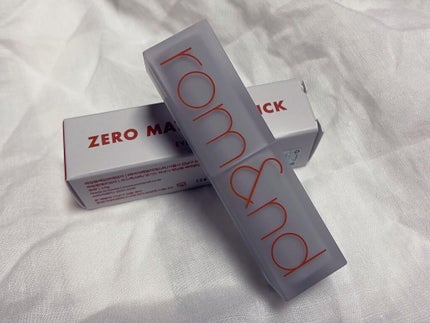 ゼロマットリップスティック/rom&nd/口紅を使ったクチコミ(2枚目)