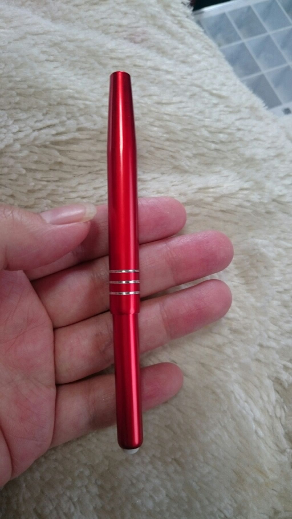 春姫 リップブラシ −伸縮タイプ−/DAISO/メイクブラシを使ったクチコミ(3枚目)