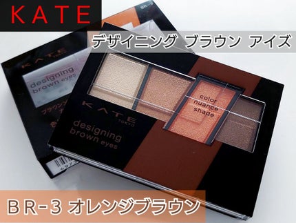 デザイニングブラウンアイズ/KATE/アイシャドウパレットを使ったクチコミ(1枚目)