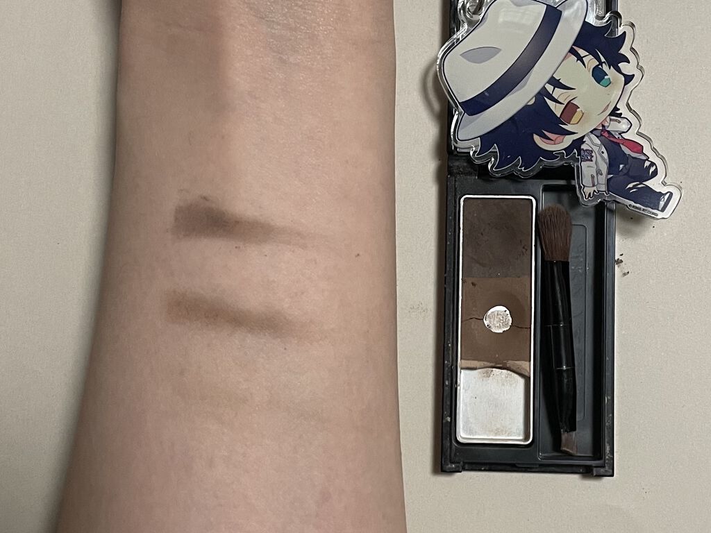 ケイト デザイニングアイブロウ3D/KATE/パウダーアイブロウを使ったクチコミ（2枚目）