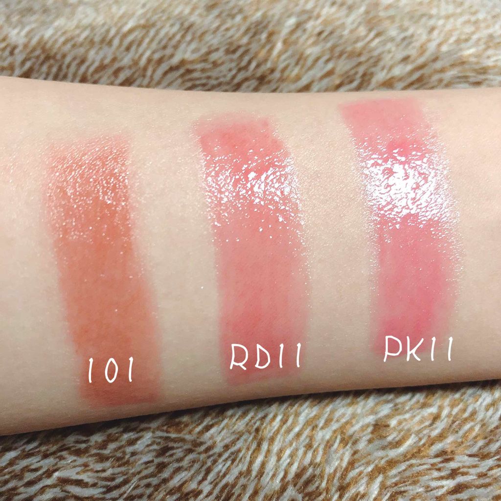 ラスティンググロスリップ/CEZANNE/口紅を使ったクチコミ(2枚目)