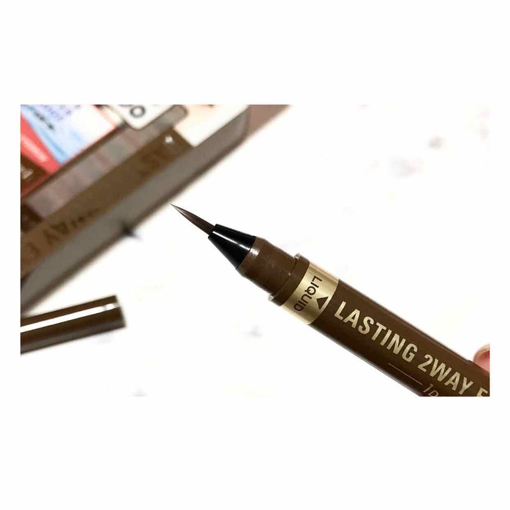 ラスティングツーウェイアイブロウ リキッド(旧)/K-パレット/リキッドアイブロウを使ったクチコミ(2枚目)