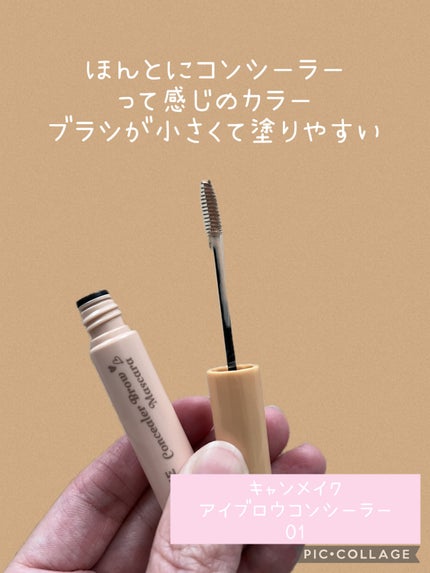 コンシーラーブロウマスカラ/キャンメイク/その他アイブロウを使ったクチコミ(2枚目)